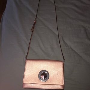 Kate Spade, Rose-Gold crossbody purse